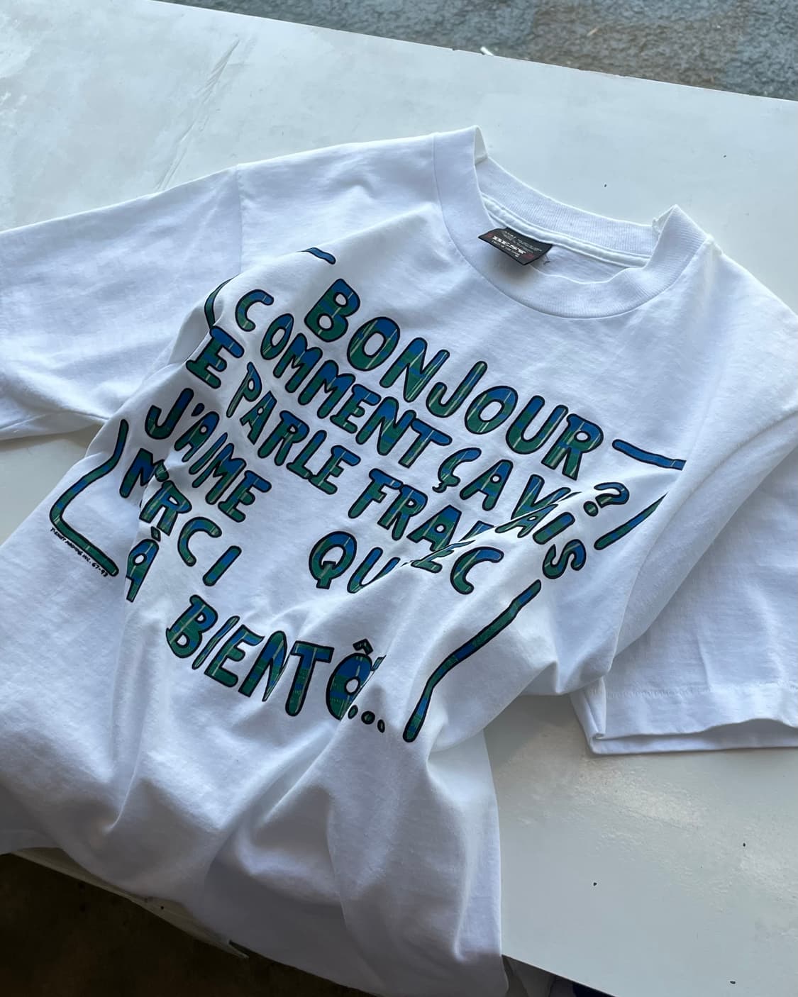 90‘s Canada “Quebec” Souvenir T-shirt M 상품이미지6