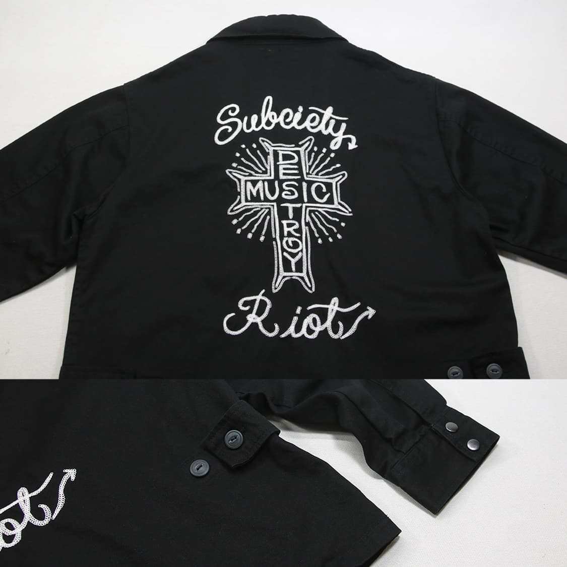 (착용컷) Subciety 자수 자켓 (남성용 98) 상품이미지10
