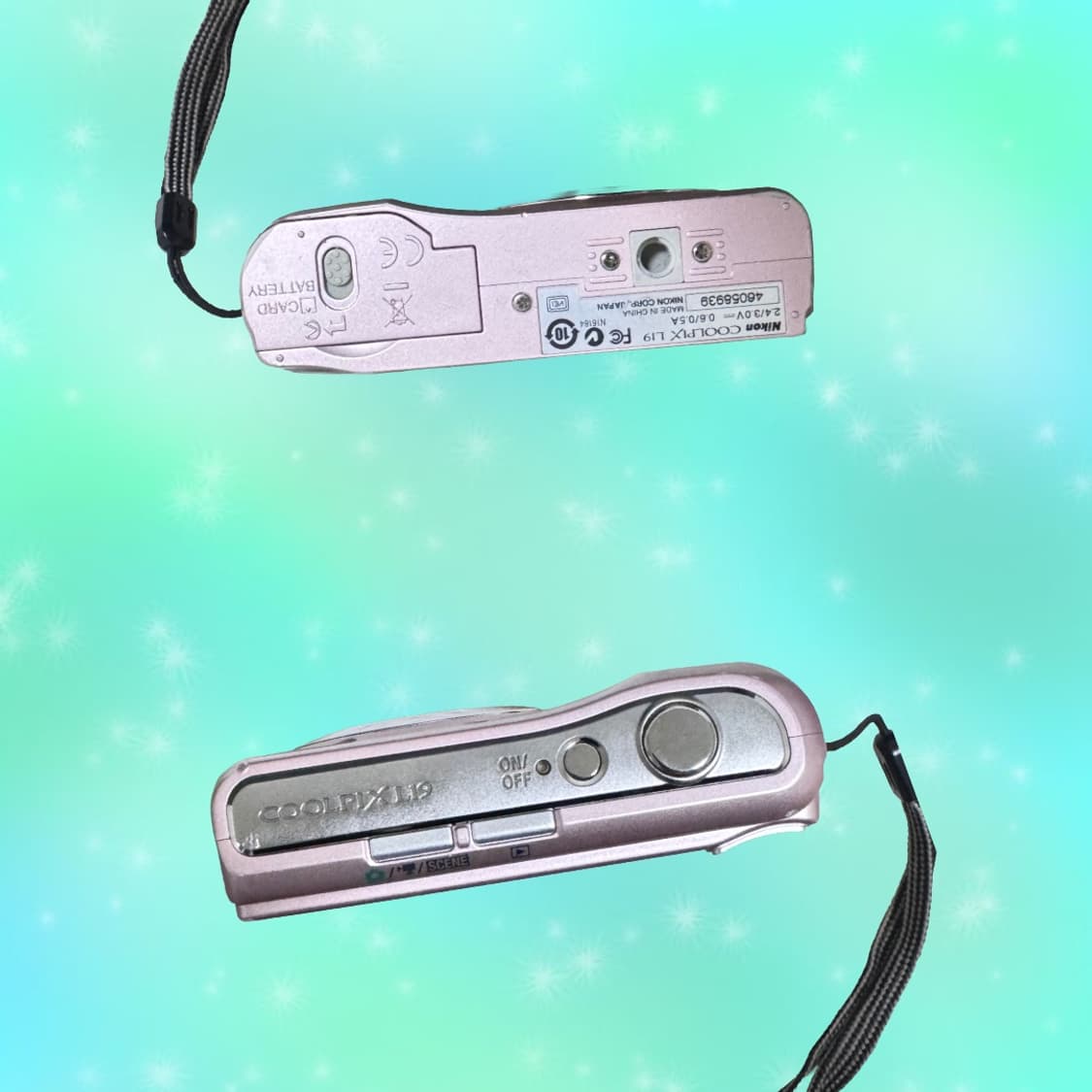나연,예나!) 니콘 쿨픽스 L19 딸기우유 핑크디카 상품이미지3