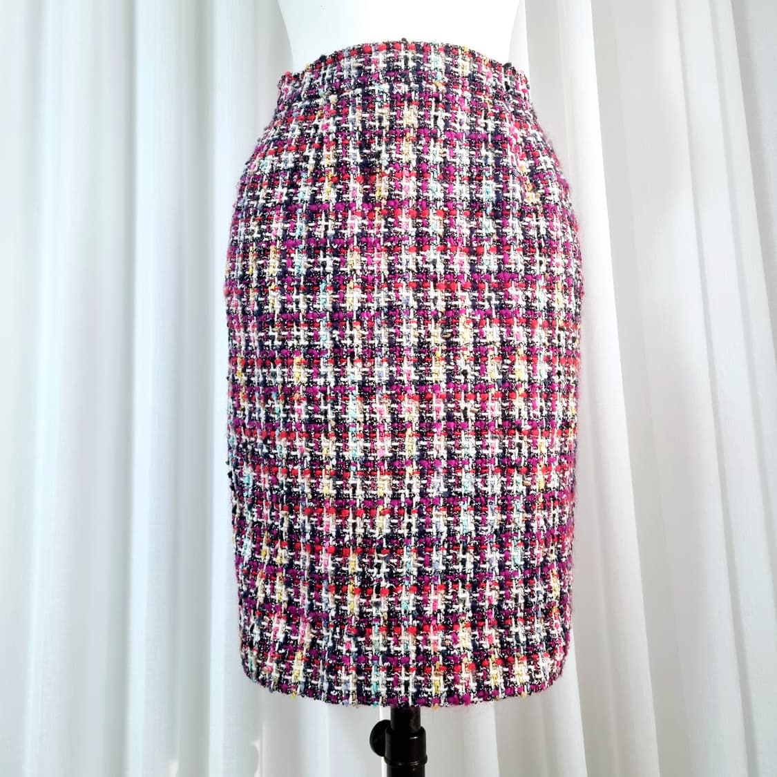 입생로랑 울50블렌딩 트위드 스커트 치마 (24-25인치) 상품이미지1