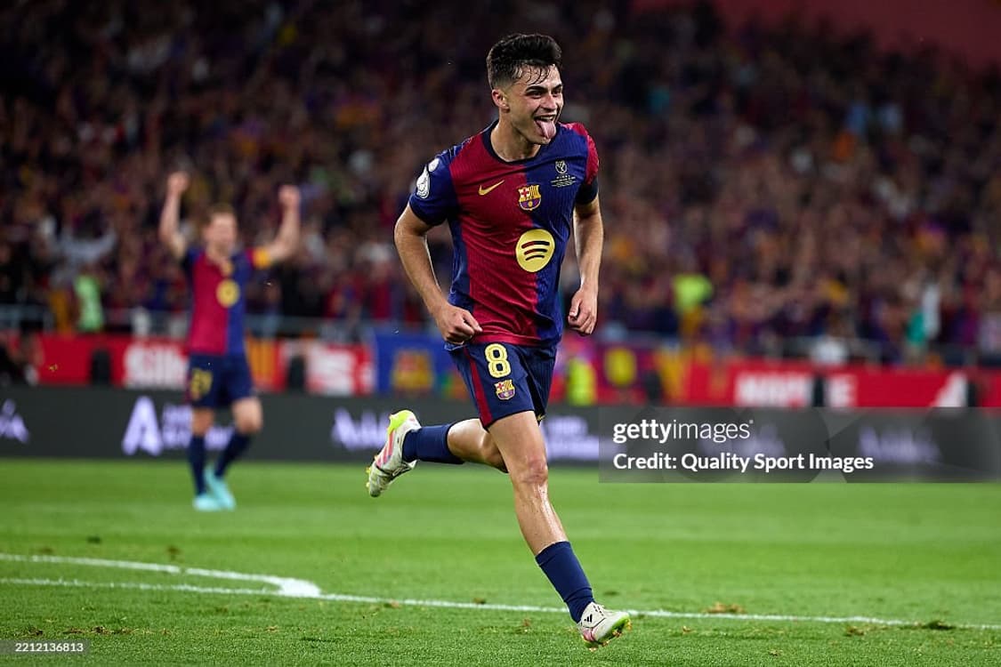 24-25 정품 어센틱 바르셀로나 페드리 홈 코파델레이 우승 유니폼 상품이미지10