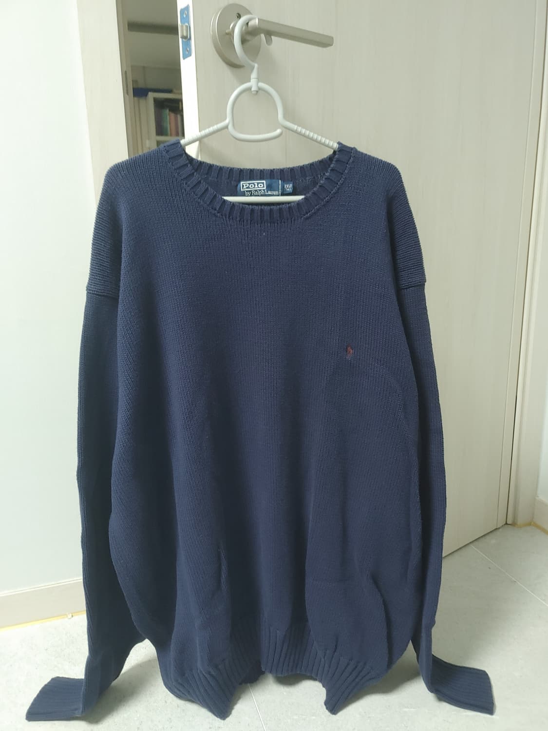 랄프로렌 폴로 면 니트 네이비색상-2XL 상품이미지1