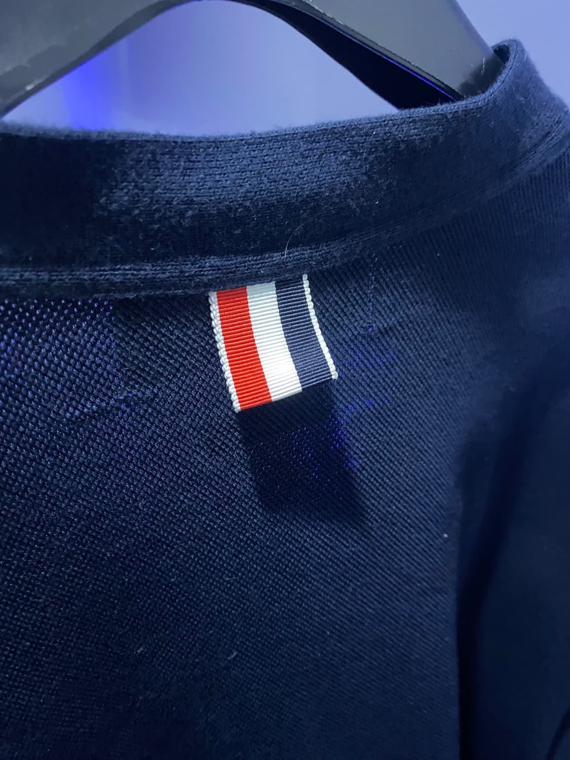 톰브라운 네이비 사선 가디건 1 상품이미지5