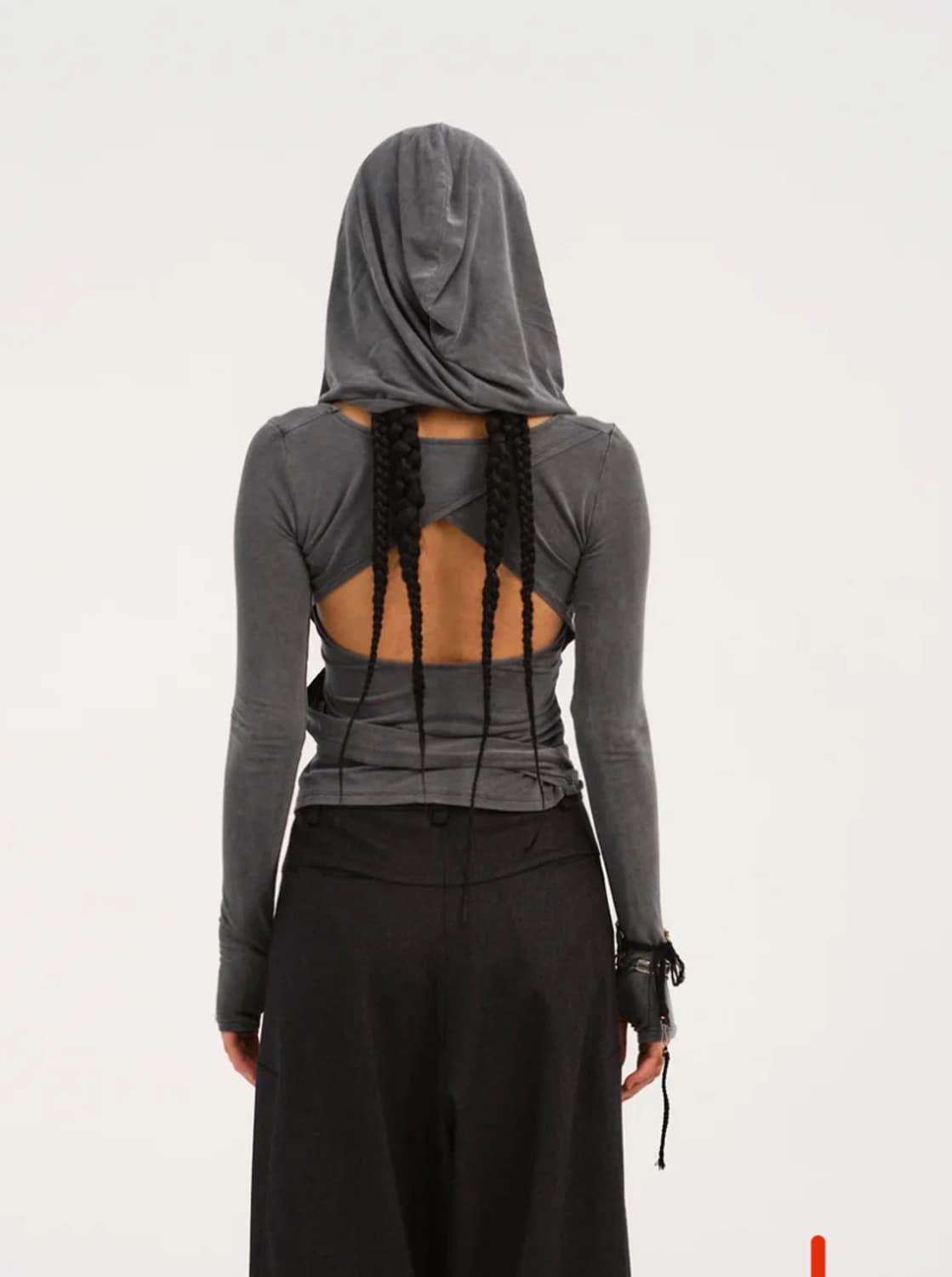 Hyeinseo 혜인서 후드져지탑 블랙 사이즈1 상품이미지4