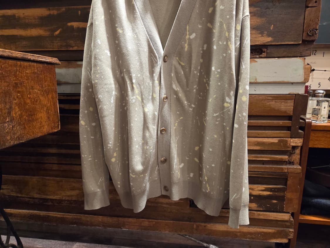 빔스 페인팅 가디건 상품이미지6