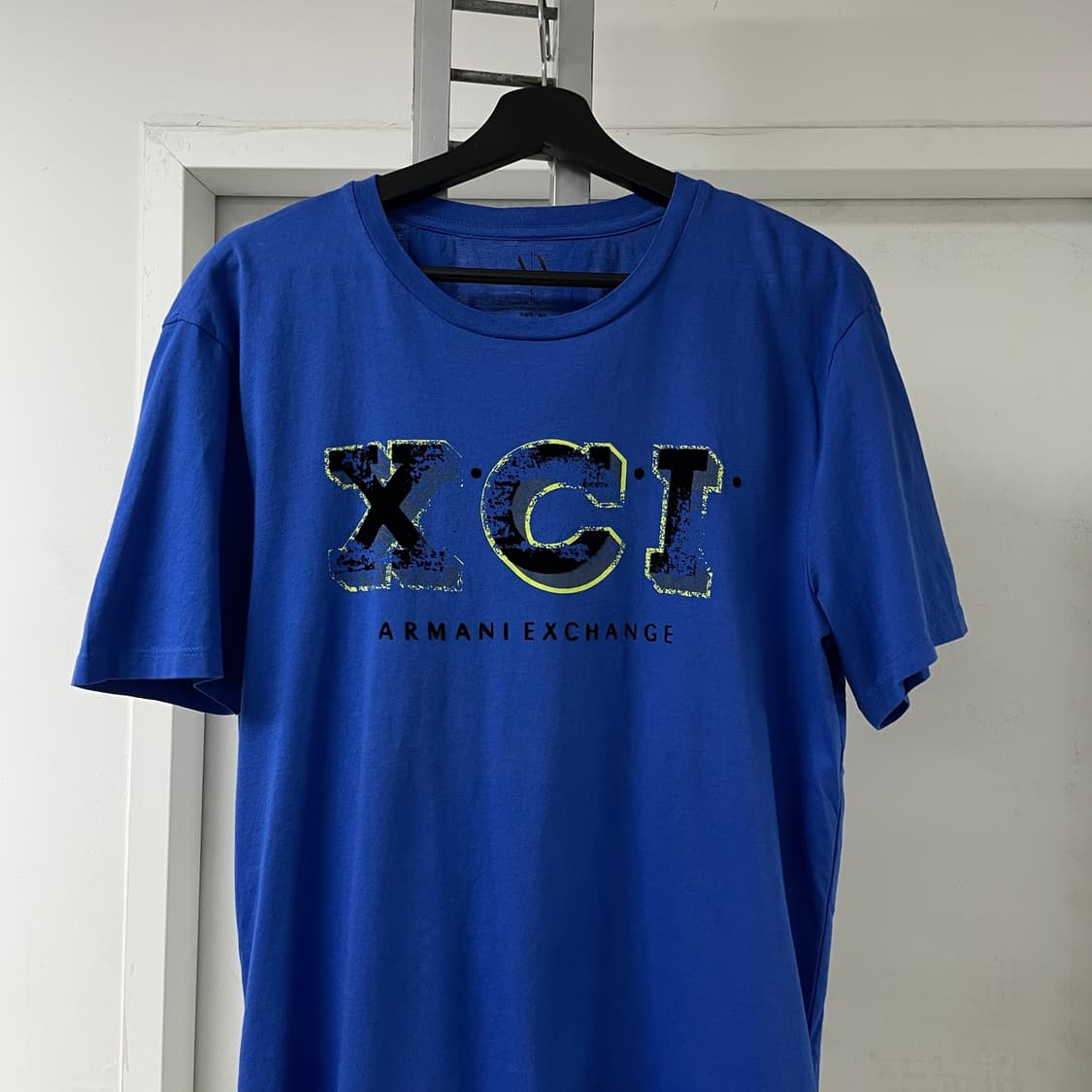 알마니 익스체인지 반팔 티셔츠 블루 L 상품이미지2