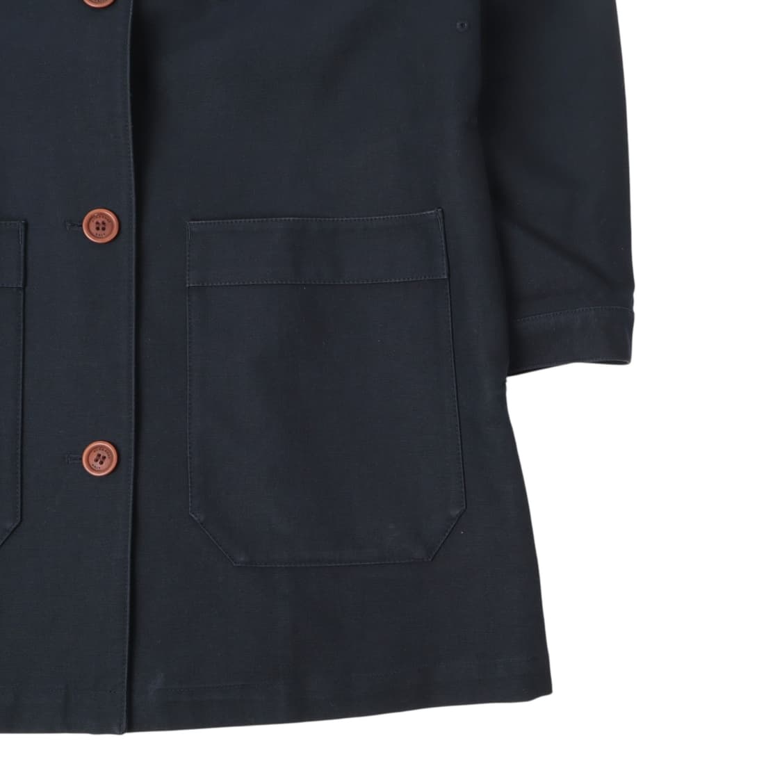 버버리 네이비 캐스버리 하드코튼 싱글 코트 상품이미지4