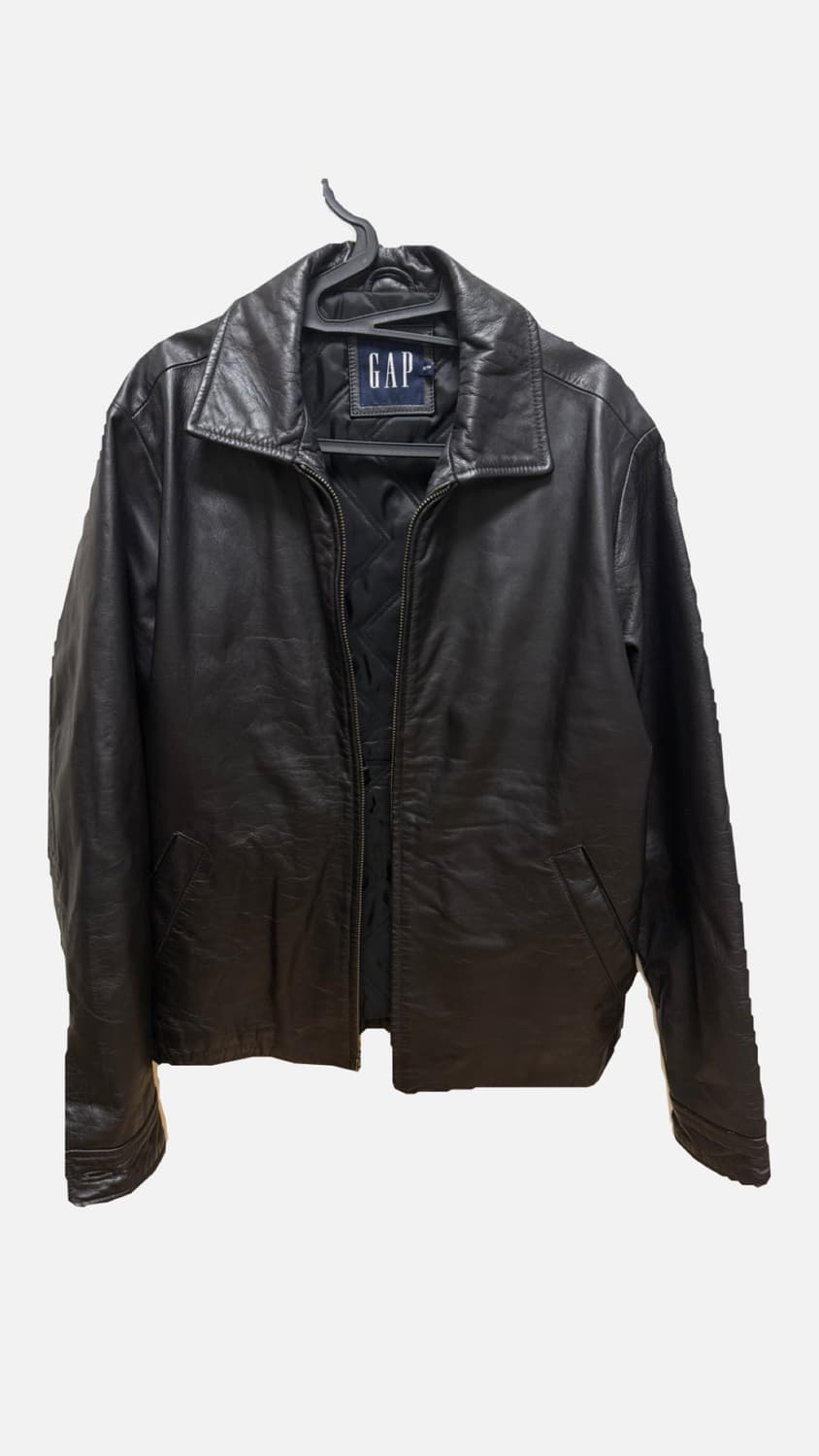 90s Old gap leather jacket 올드갭 레더 자켓  상품이미지1