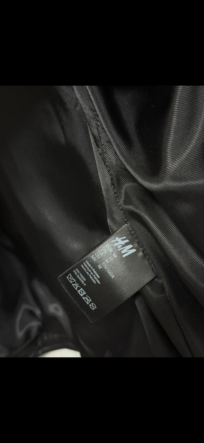 H&M 리얼소가죽 라이더자켓 M사이즈 (새상품) 상품이미지3