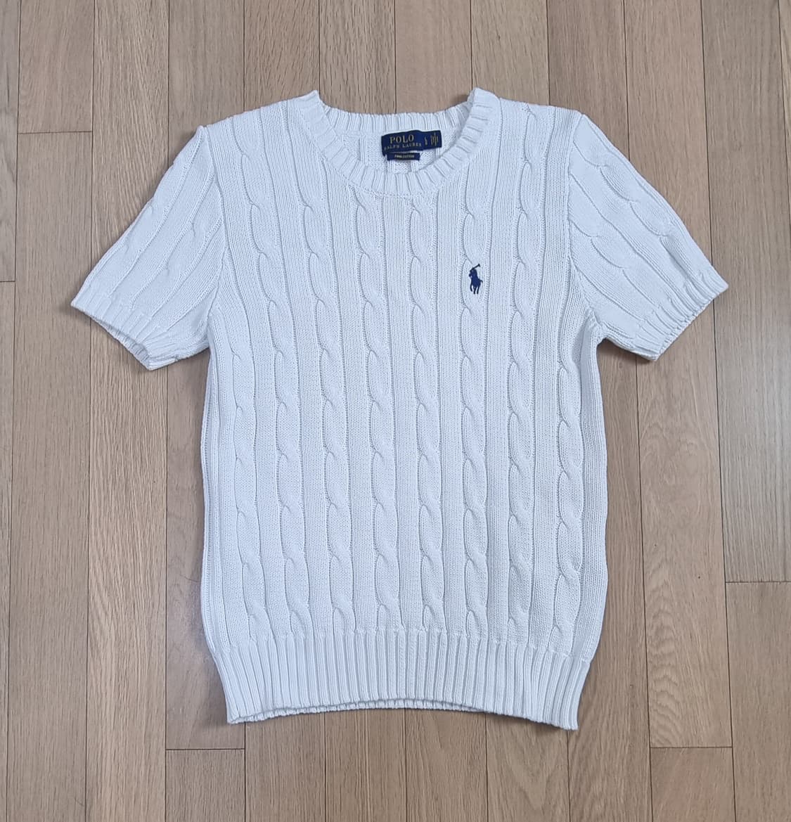 폴로랄프로렌 케이블니트 반팔 L _ 여성 상품이미지2