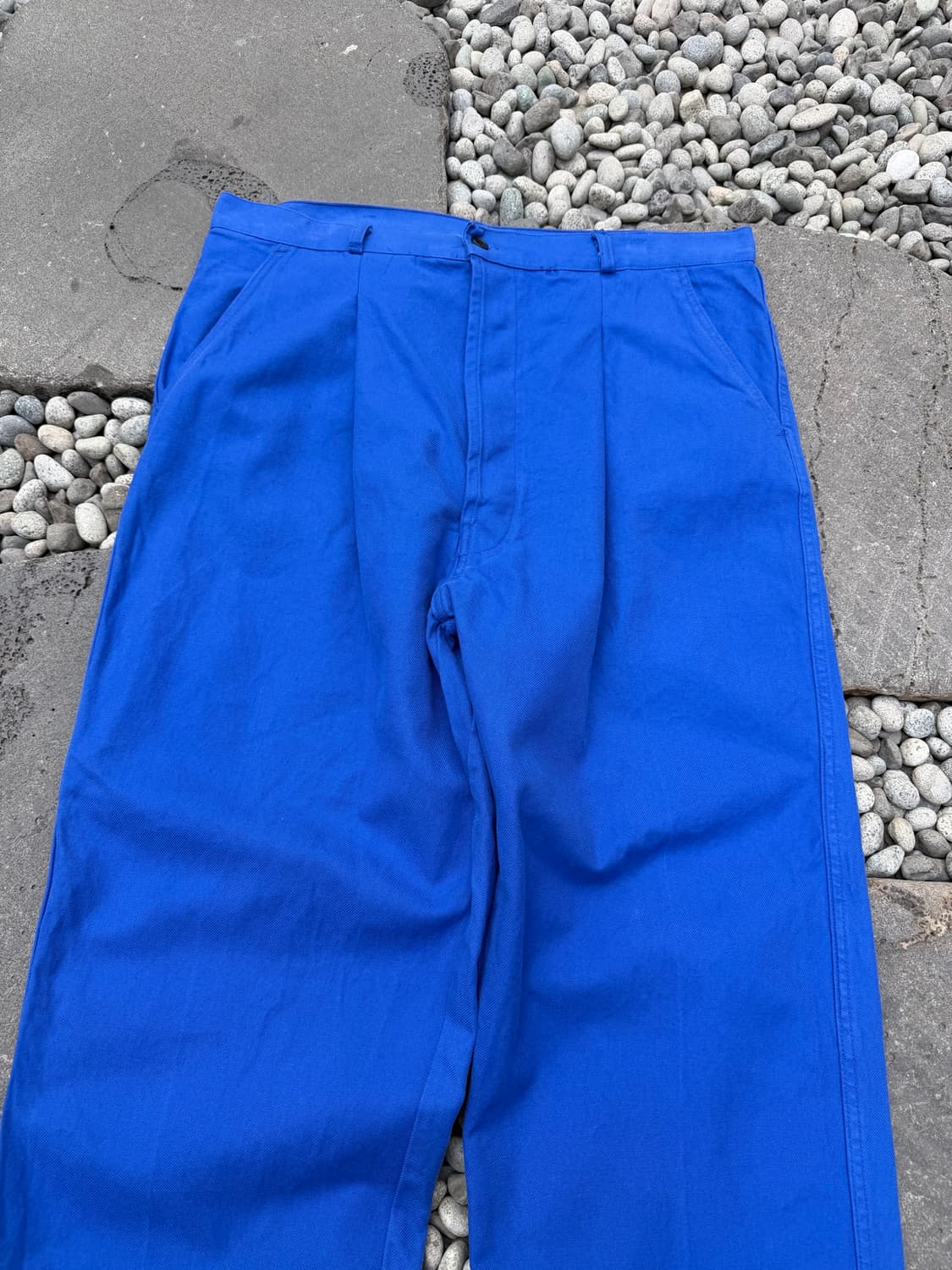1980s LMA WASHED BLUE WIDE 프렌치워크 와이드팬츠 상품이미지3