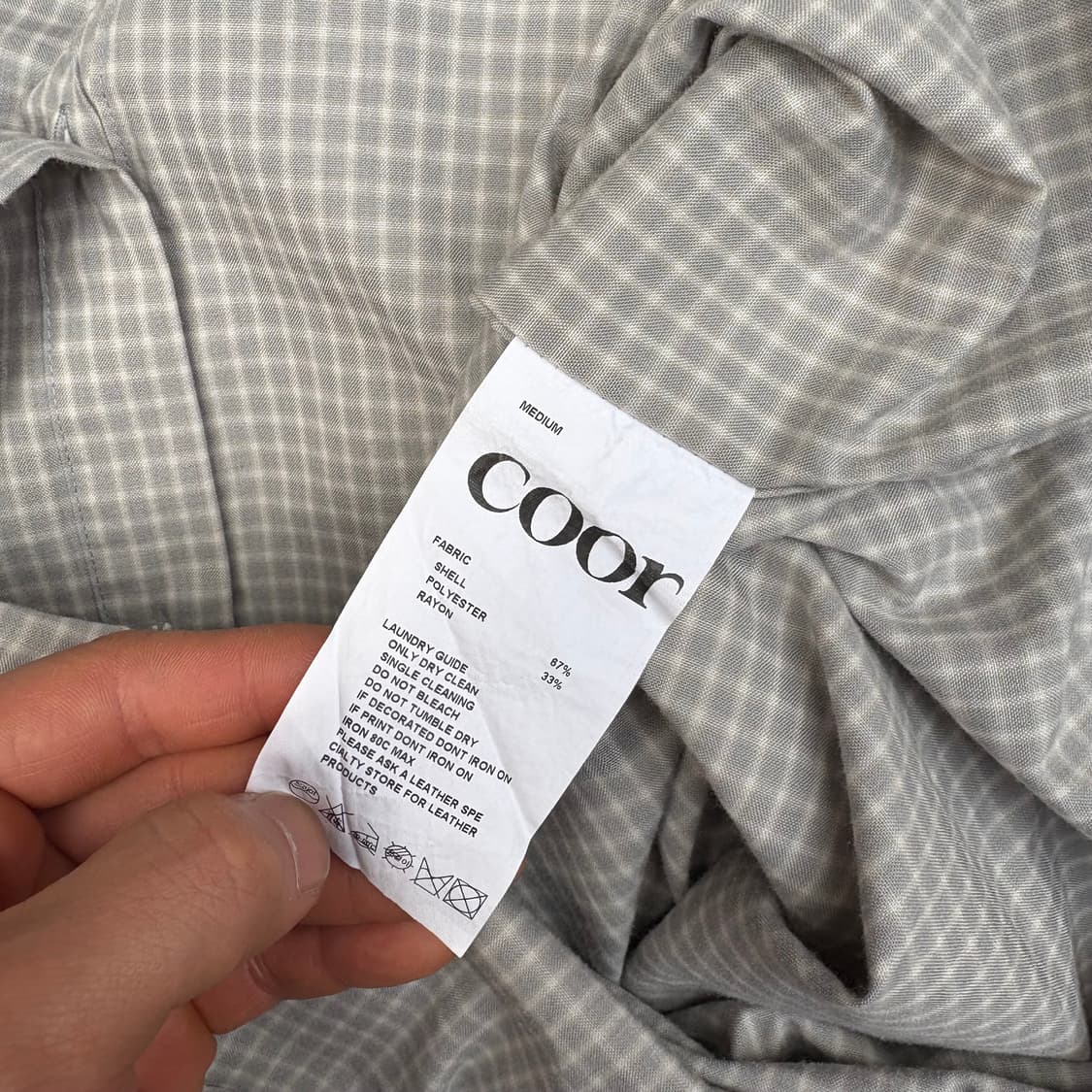 [M] 25년 쿠어 체크 셔츠 상품이미지4