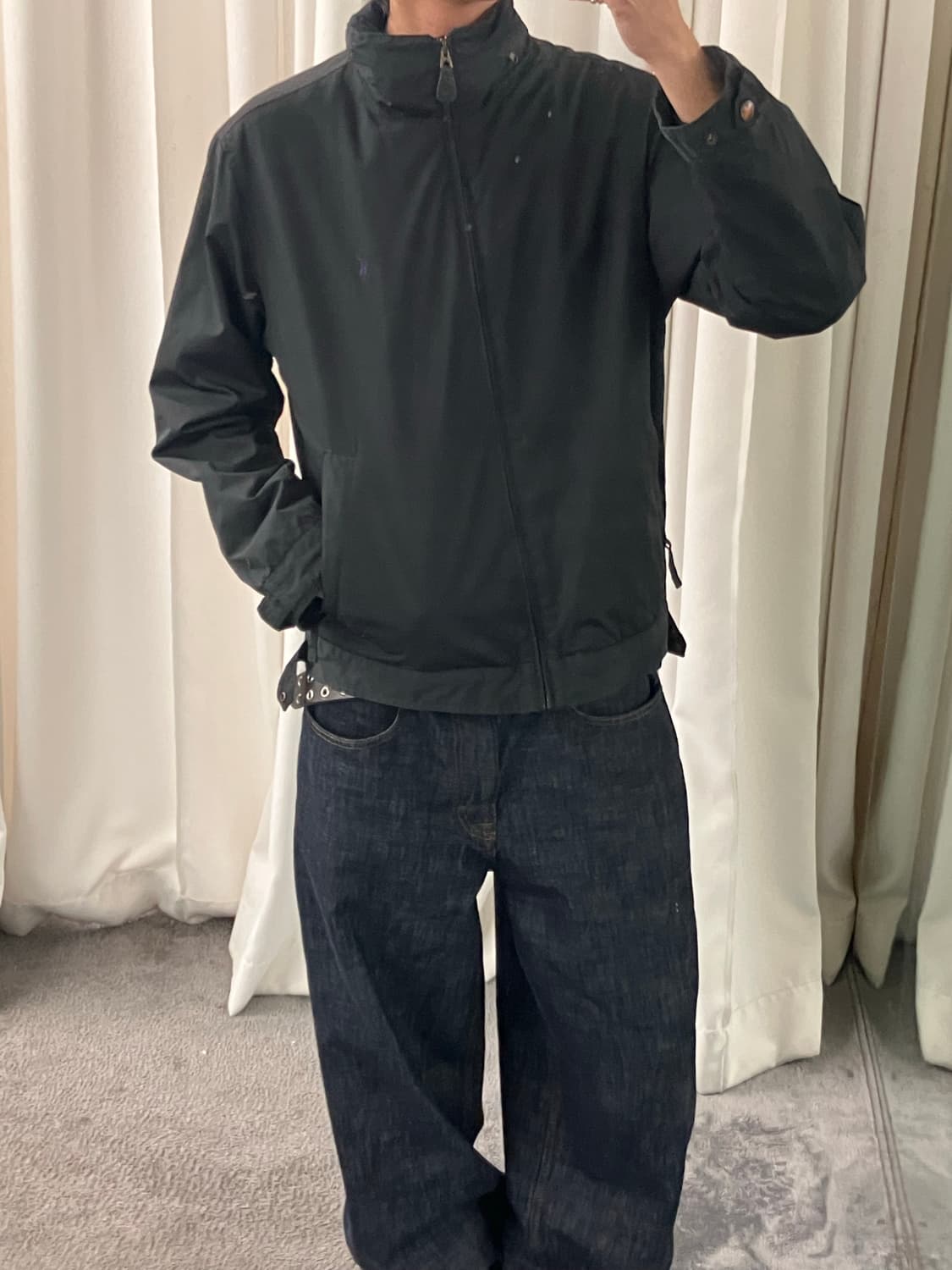 폴로 랄프로렌 블랙 페리필드 블루종 자켓 L 상품이미지6