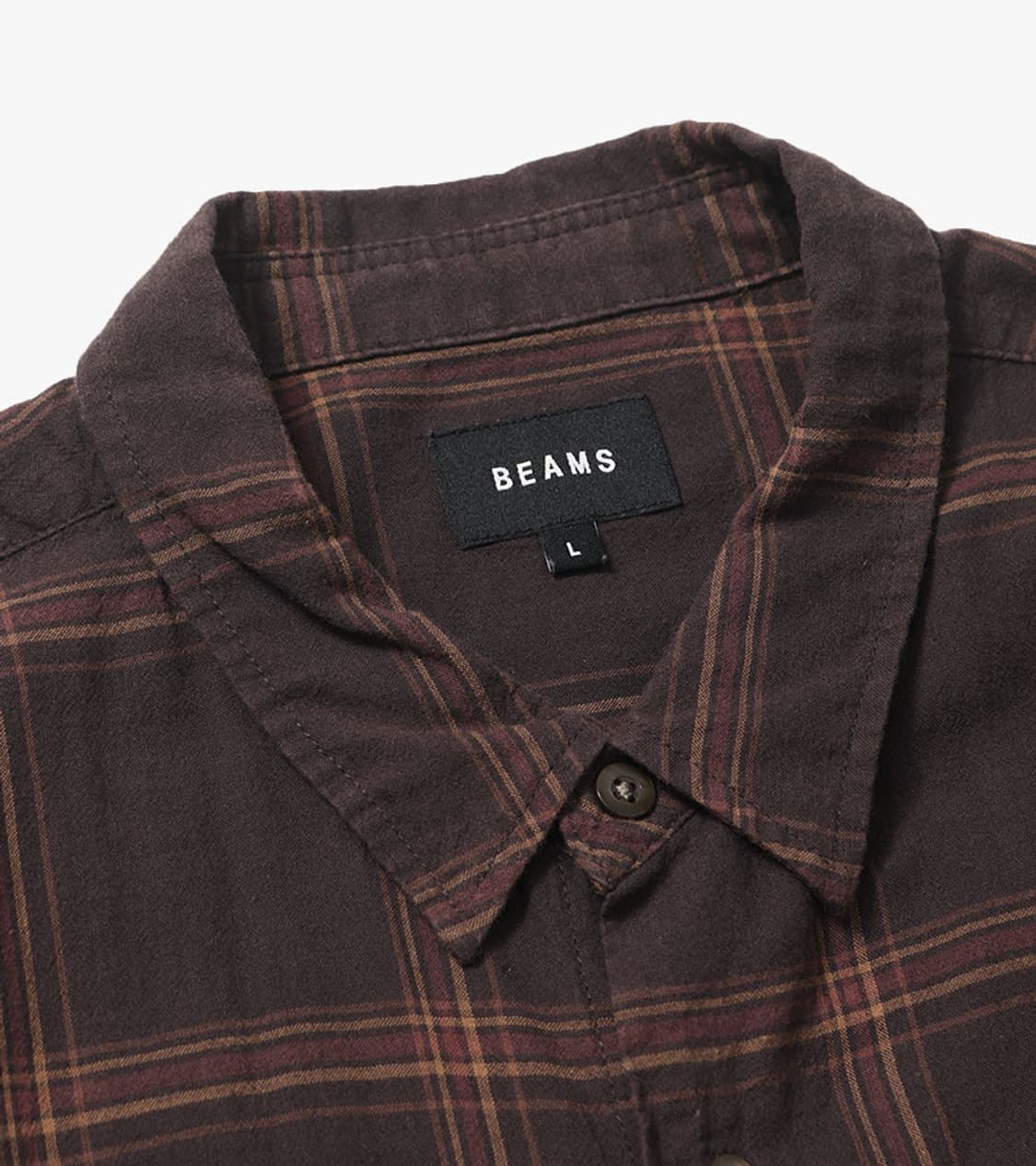 BEAMS - SMOKE CHECK EASY SHIRT 상품이미지3