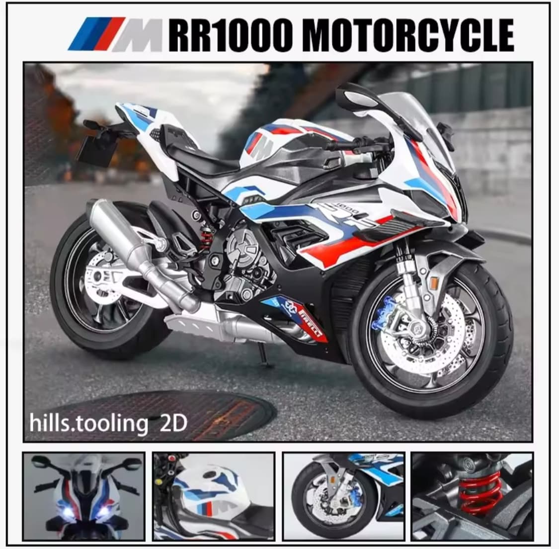 BMW M1000RR 모터사이클 다이캐스트   상품이미지2