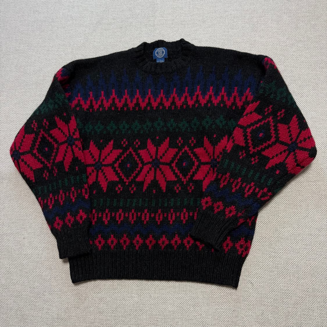 GAP 빈티지 패턴 울 니트 스웨터 상품이미지1