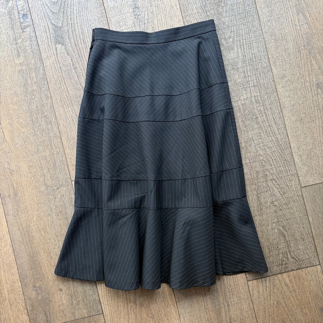 Diagonal Stripe Patchwork Skirt 상품이미지5