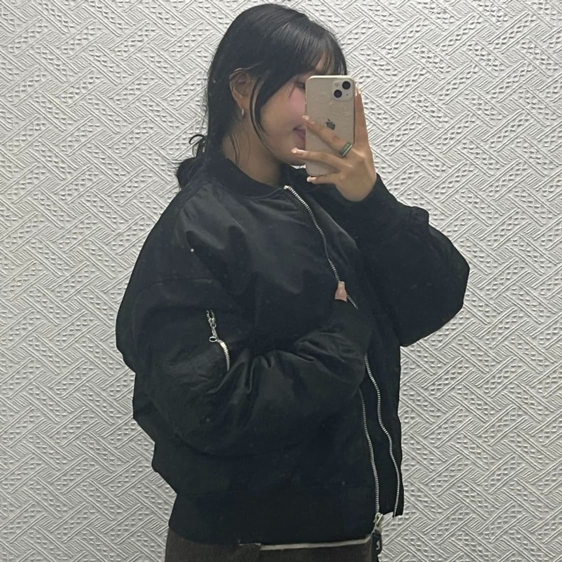 무신사스탠다드 MA-1 오버핏 투웨이 항공점퍼 자켓 105 C06378 상품이미지2