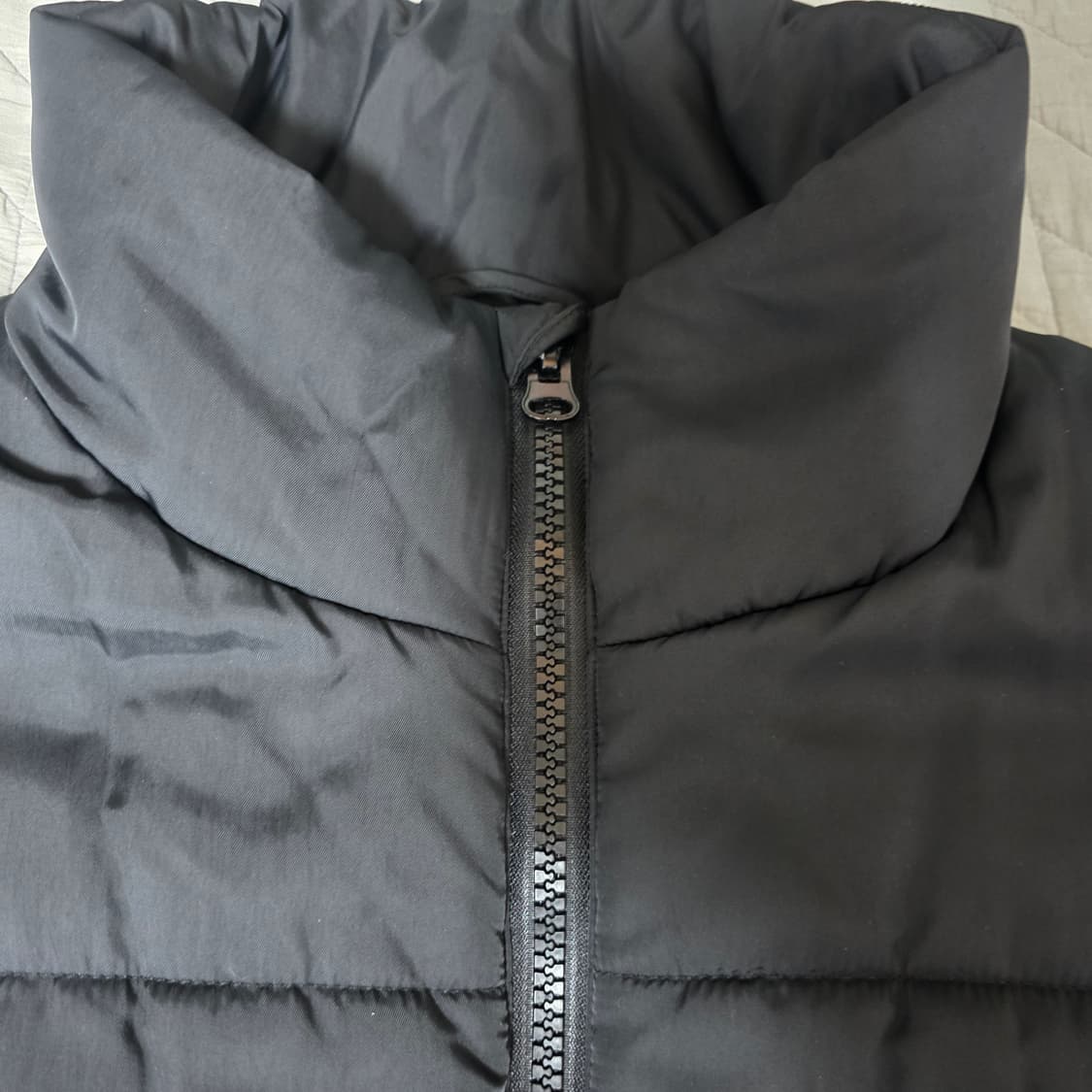 [L] 윌리차바리아 패딩 베스트 블랙 상품이미지3