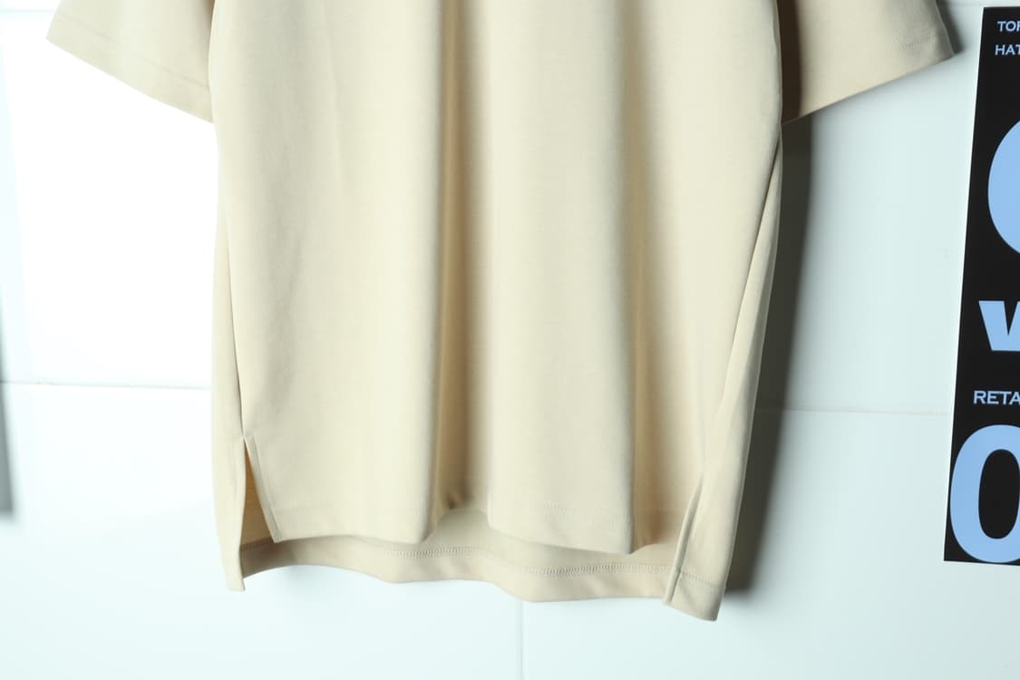 (L-2XL) 드로우핏 반팔 티셔츠 박시 기능성 시원 부들-H32924 상품이미지4