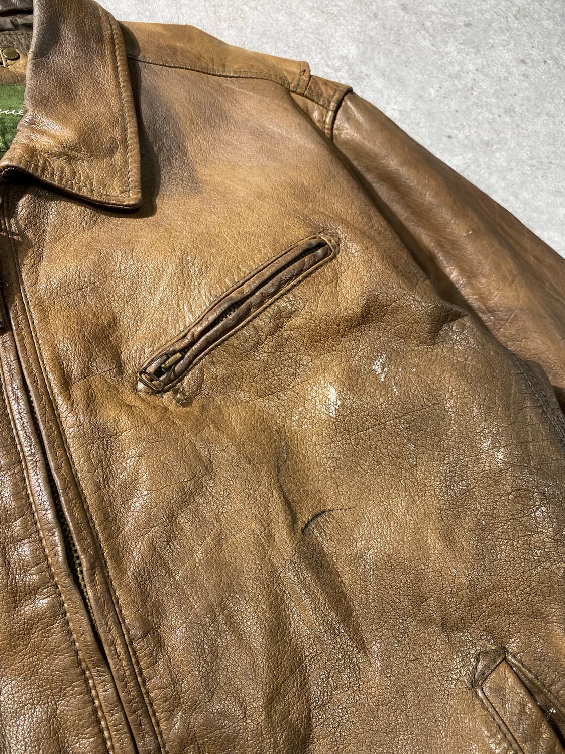 [XL] Eddie Bauer 에디바우어 버팔로 레더 자켓 상품이미지3