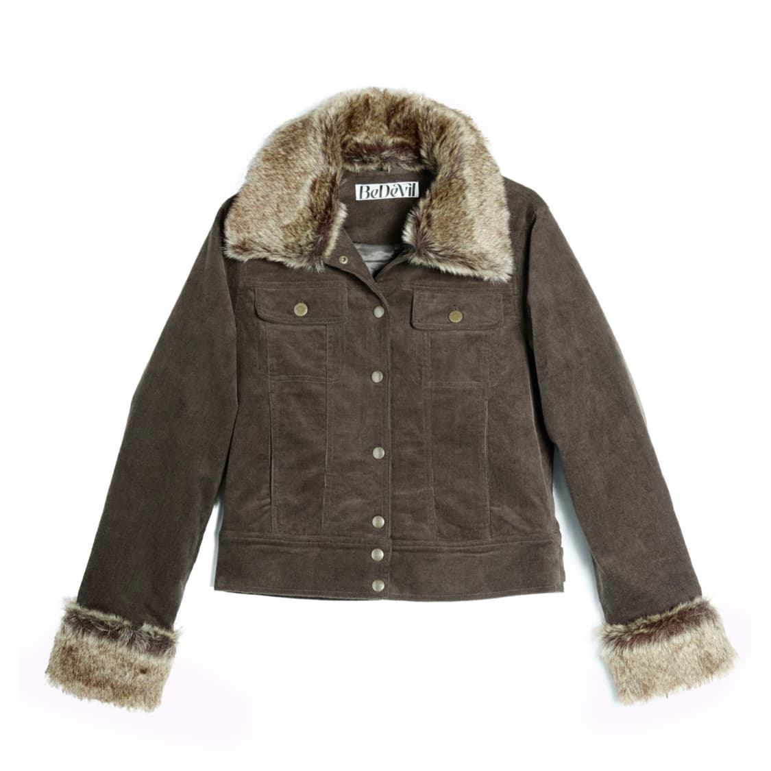 비데블 퍼카라 탈부착 골덴 자켓 bedevil 상품이미지1