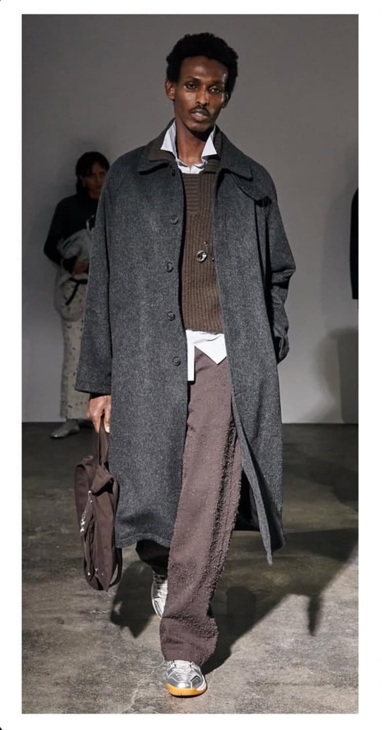 mfpen 코트 다크그레이 모헤어 L 상품이미지4