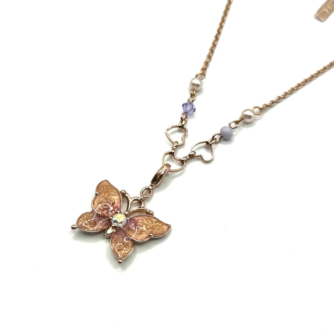 Annasui rose gold butterfly necklace 상품이미지1