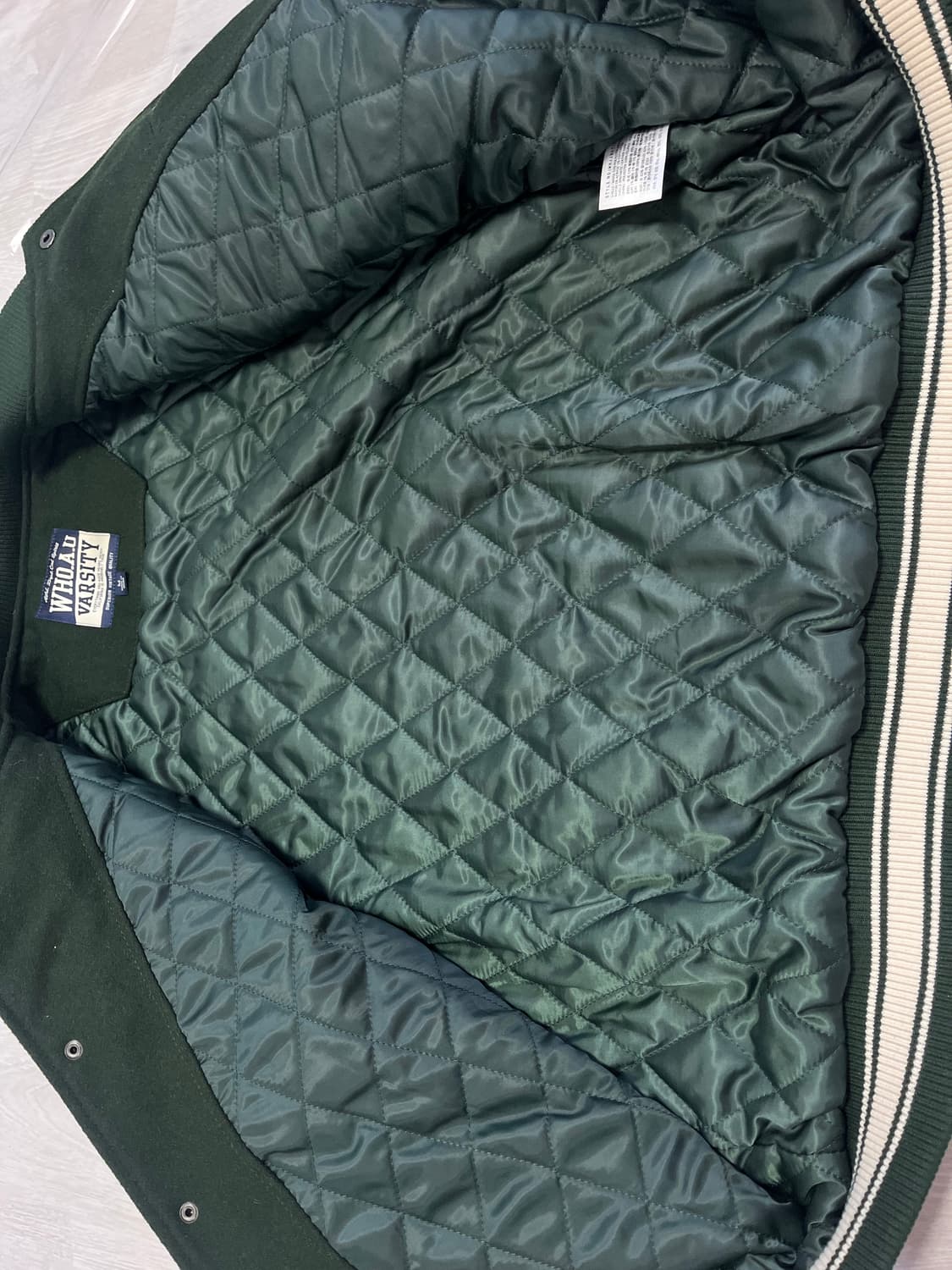 후아유 바시티 누빔점퍼 M(L) 상품이미지4