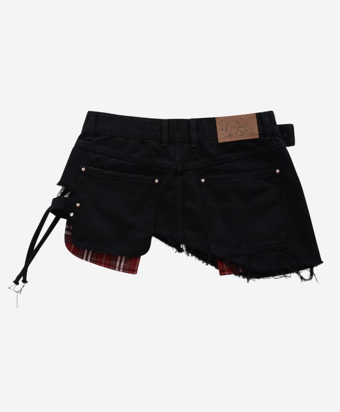 베이컨트 아카이브 레이어드 카펜터 스커트 벨트 블랙 상품이미지2