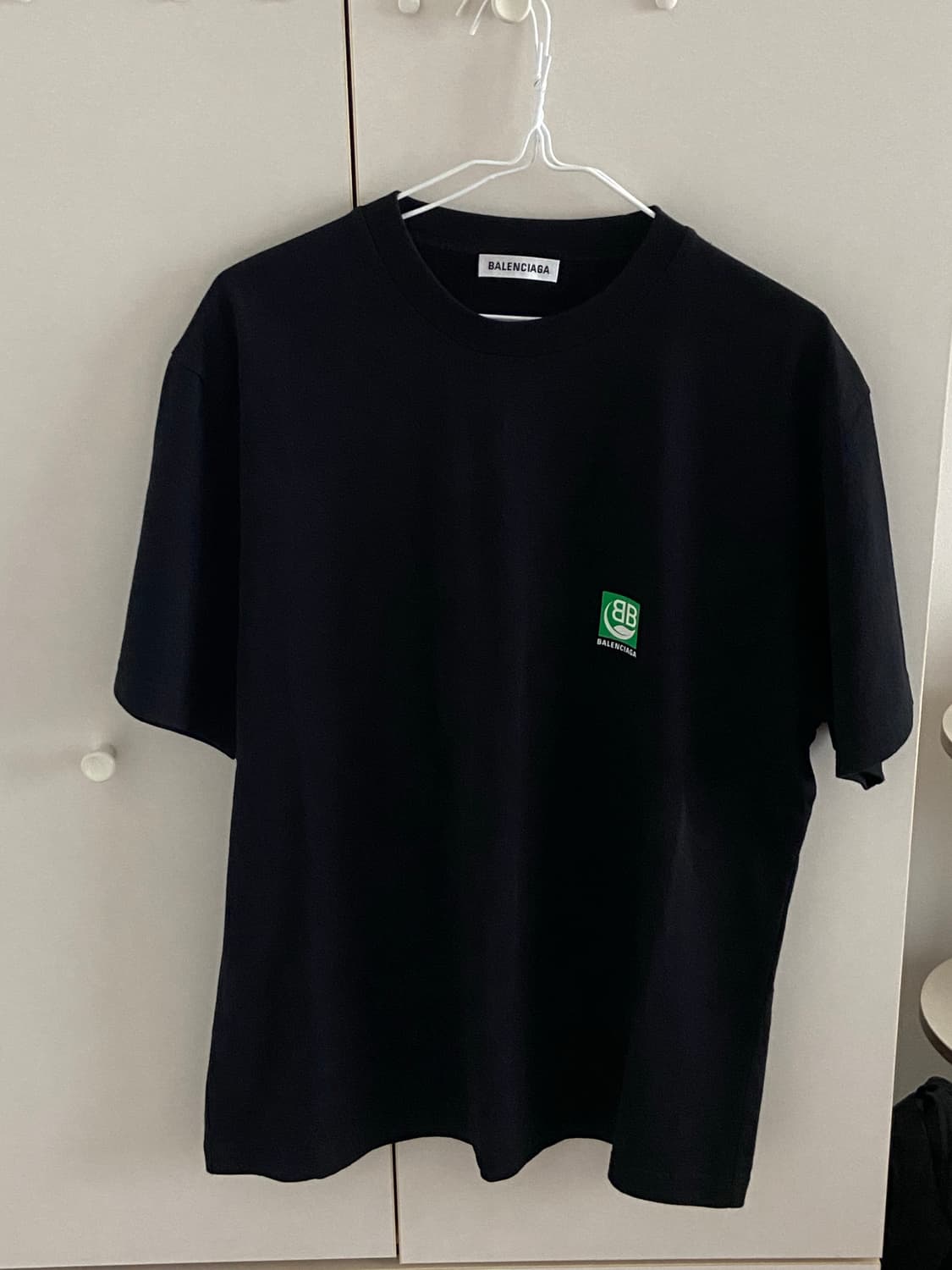 발렌시아가 BB 로고 반팔 사이즈 m 상품이미지2