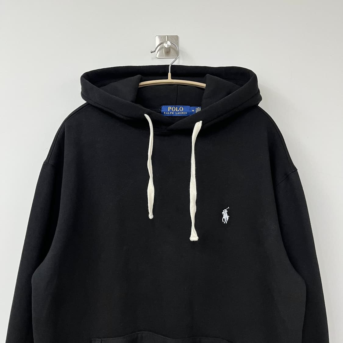 폴로 랄프로렌 신형 화이트 포니 블랙 후드티 상품이미지4