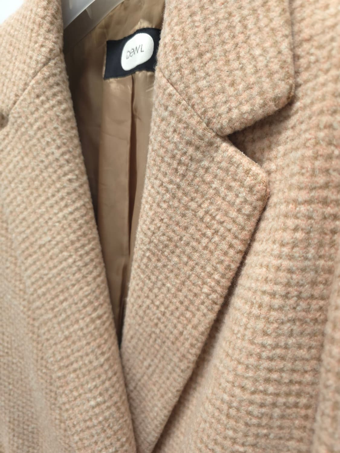 듀엘(DEWL) 트위드 모직 더블코트 ( 여성 55~55반 ) 상품이미지4