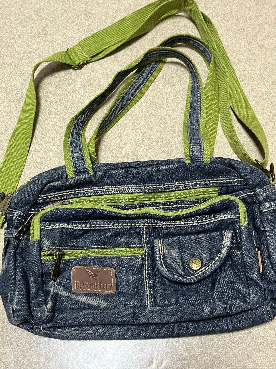 Jpn vtg 데님 크로스백/핸드백 상품이미지1