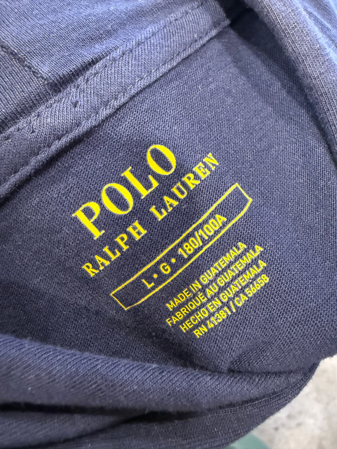 폴로 랄프로렌 베어 후드티 네이비 상품이미지3