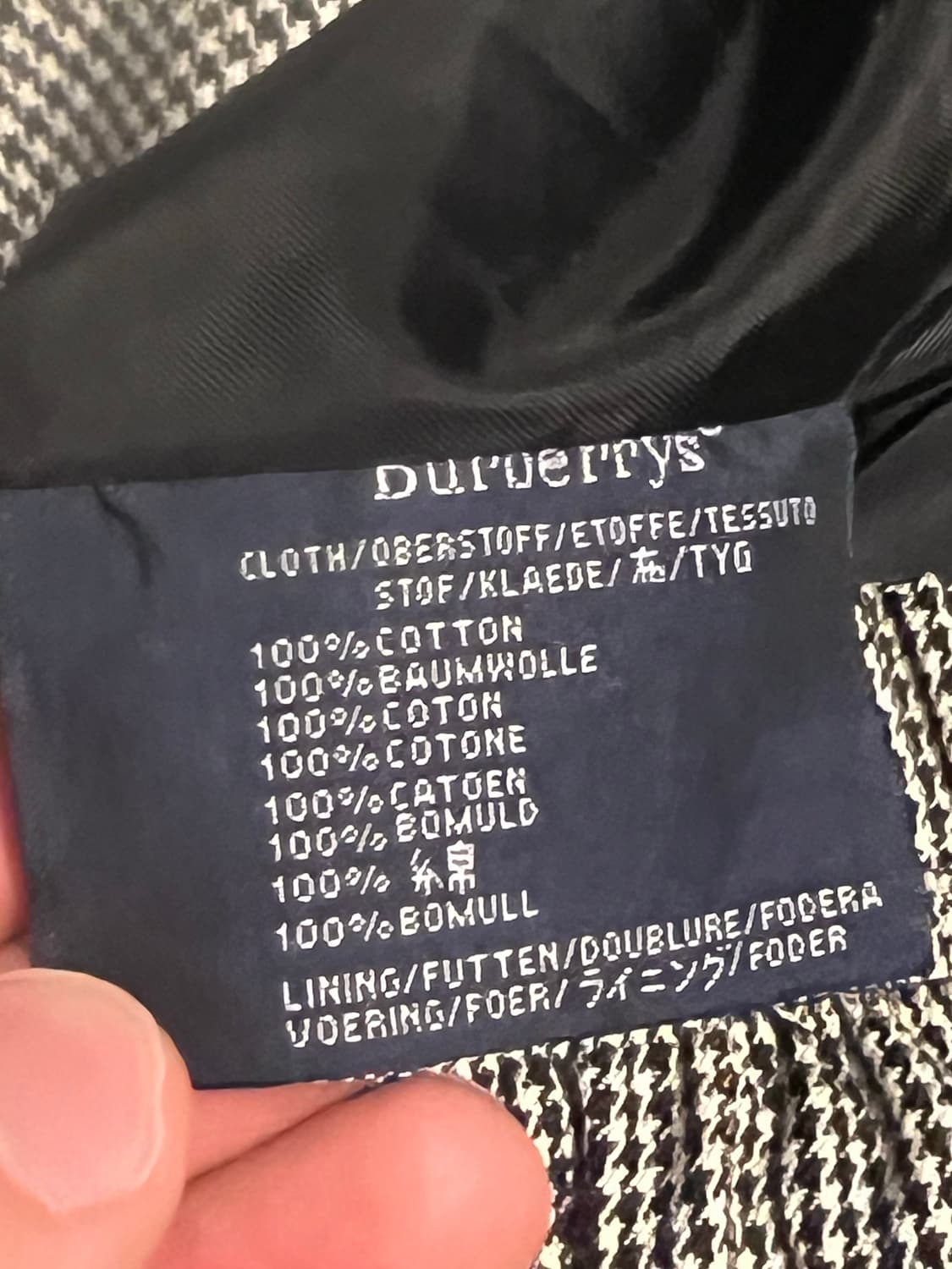 버버리 빈티지 블루종 자켓 상품이미지4