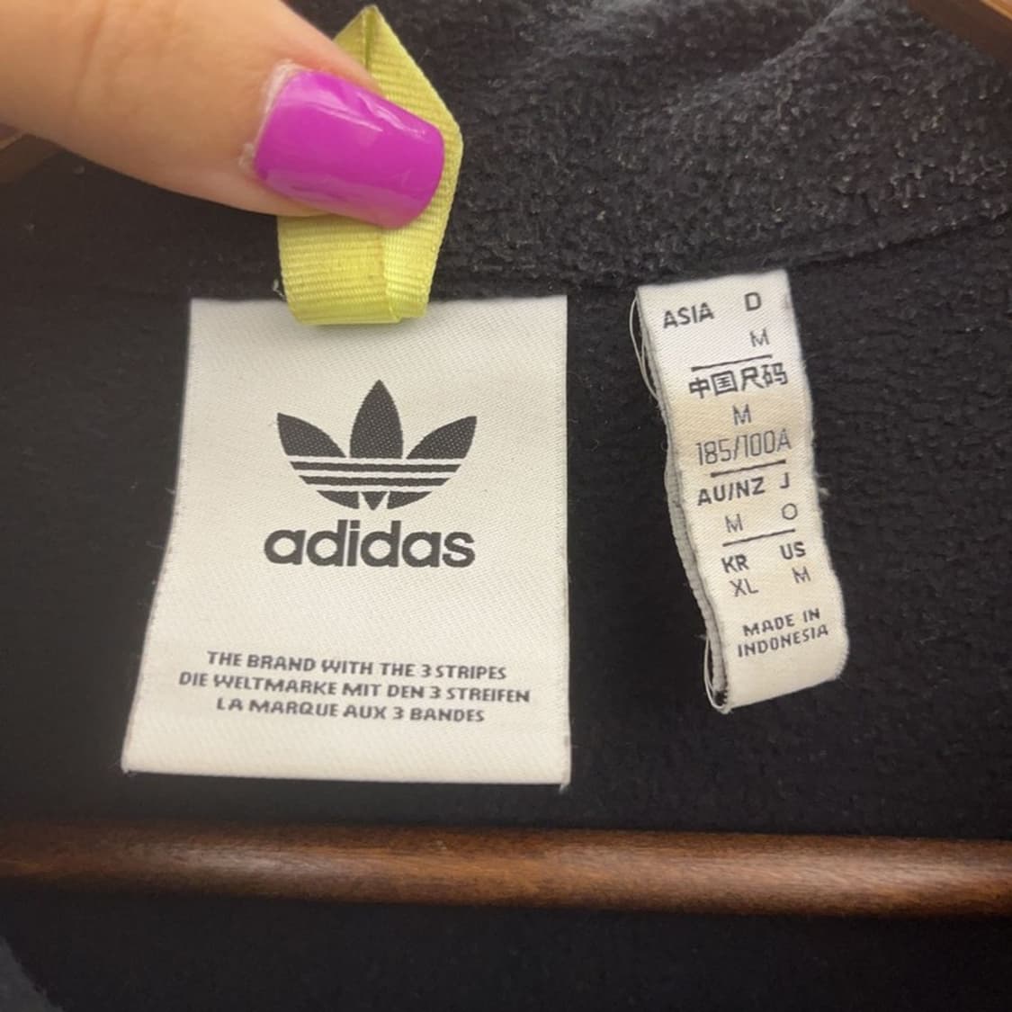 아디다스 슈퍼스타 어드벤처 반집업 플리스 맨투맨 XL C07097 상품이미지5