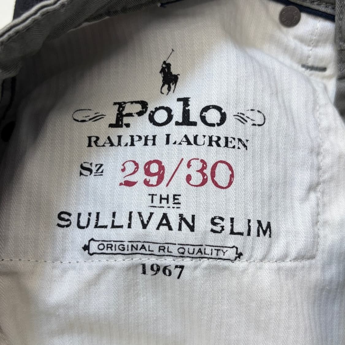 POLO RALPH LAUREN 코튼 치노 팬츠 29 상품이미지5