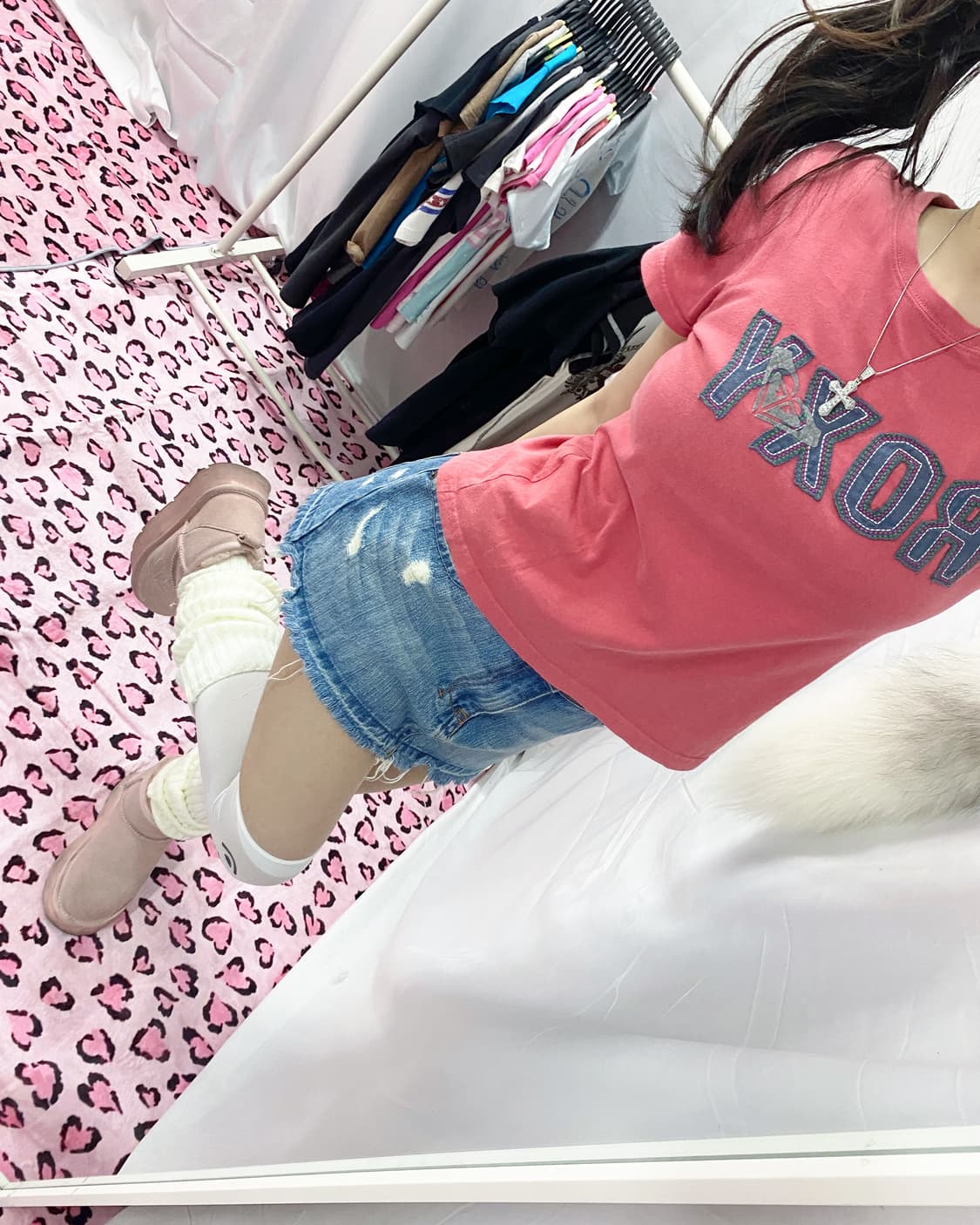 [HOLLISTER] 홀리스터 y2k 데님 미니 스커트 상품이미지3