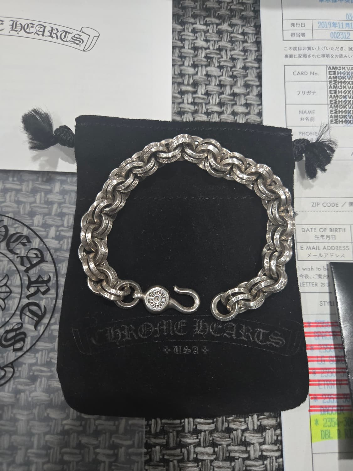 크롬하츠 더블B링 팔찌 상품이미지2