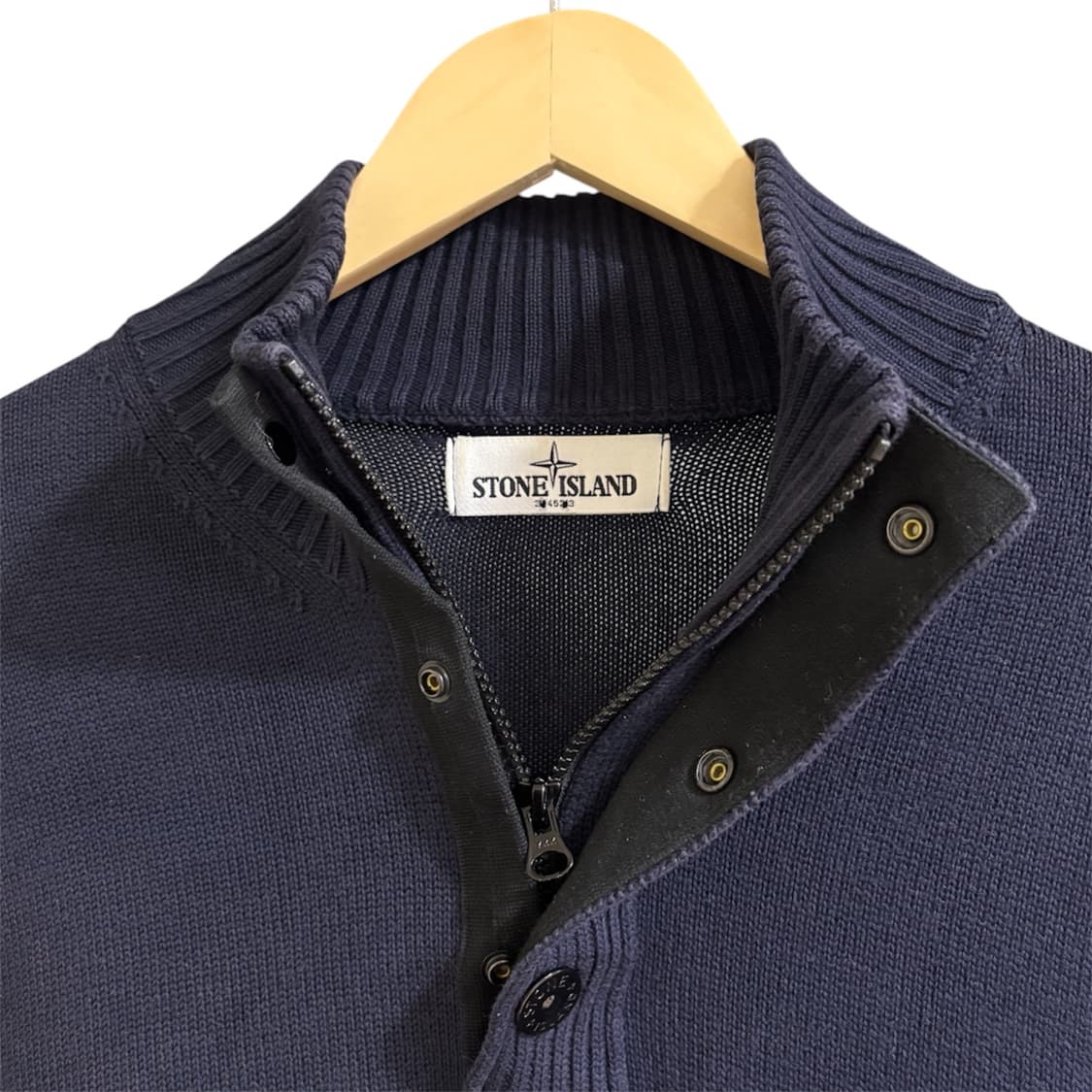 Stone Island SS13 반집업 쿼터넥 니트 상품이미지4