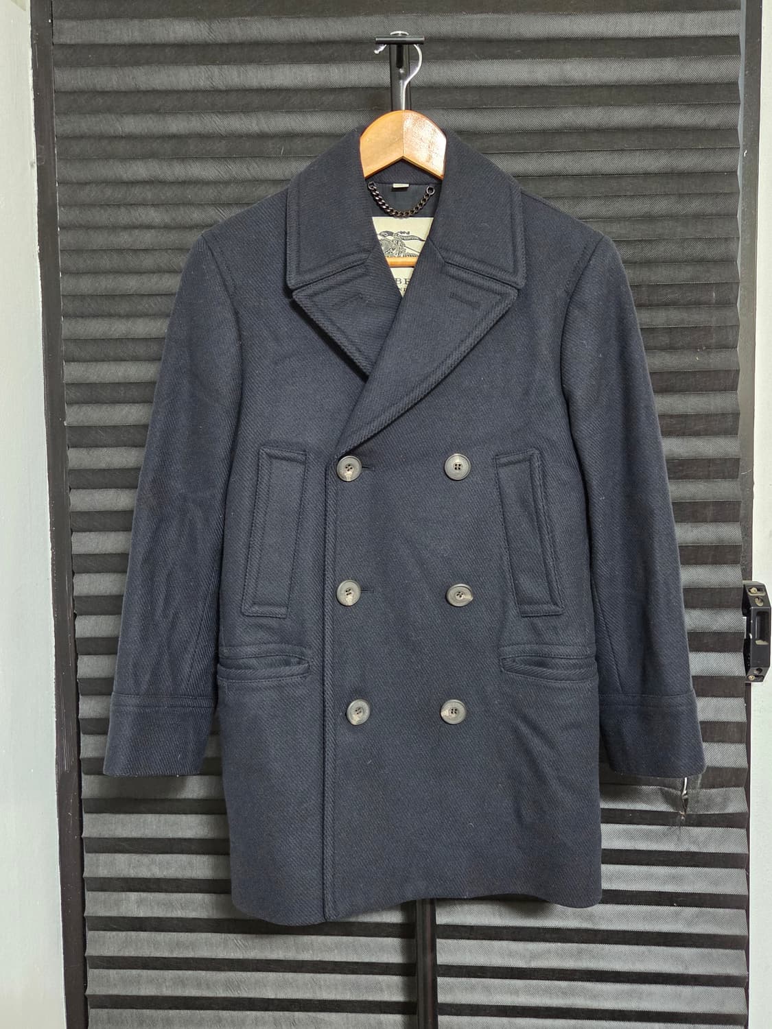 (정품) [버버리 런던] 울 더블 브레스티드 코트 | 00098 상품이미지1