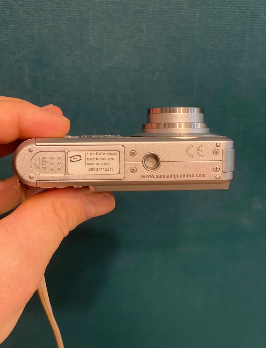 (부품용 카메라) 삼성 케녹스 X700 전용 박스만 없는 풀구성. 상품이미지3