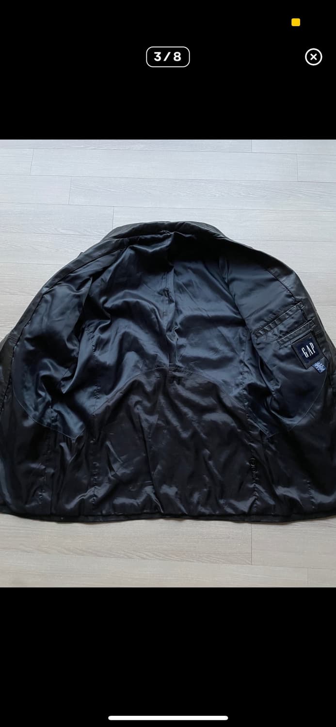 올드갭 레더 블레이저 라지 상품이미지4