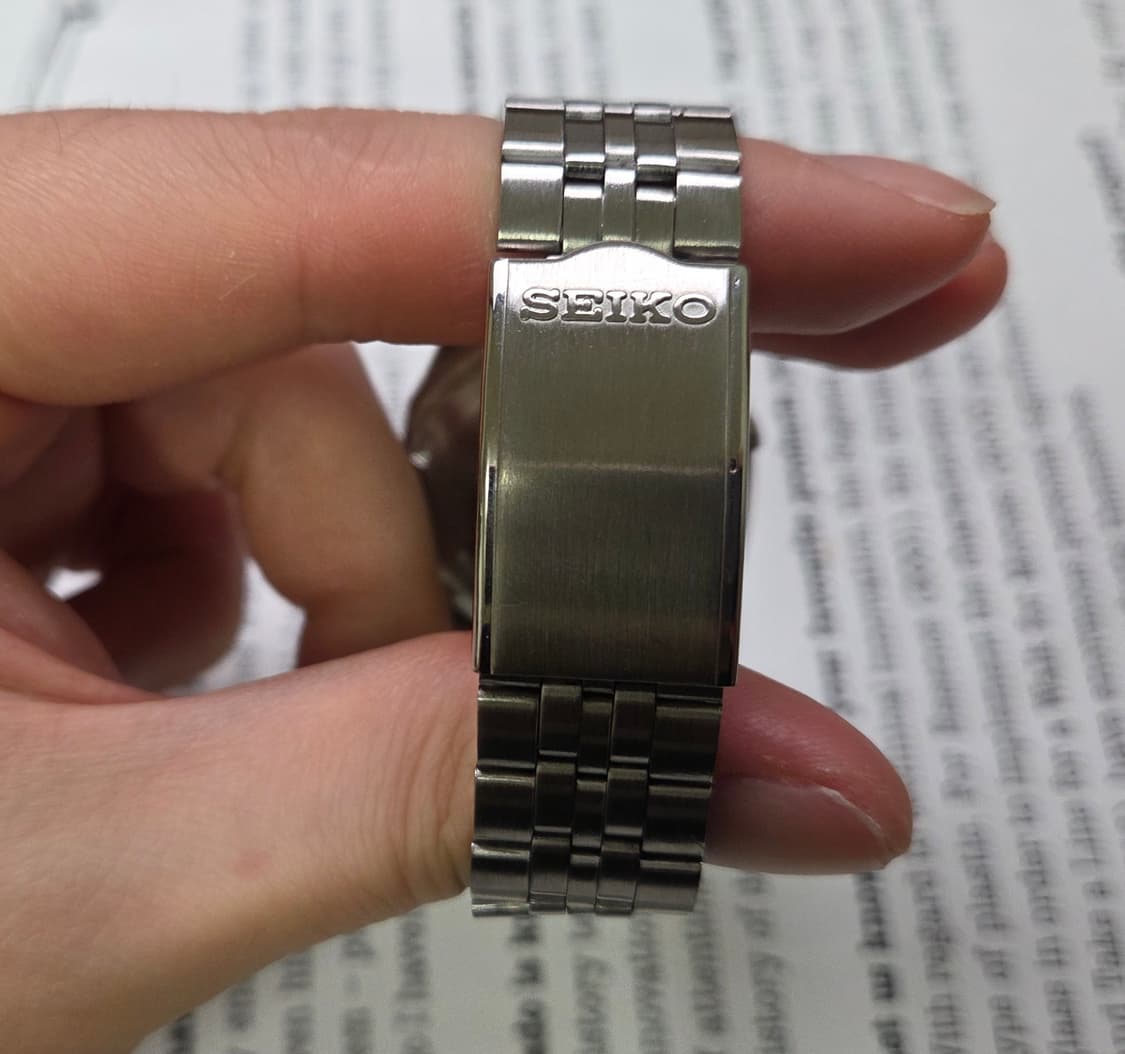 빈티지 세이코 사각테레비 데이데이트 그래픽체커 샴골판 브레이슬릿 ver. 상품이미지7