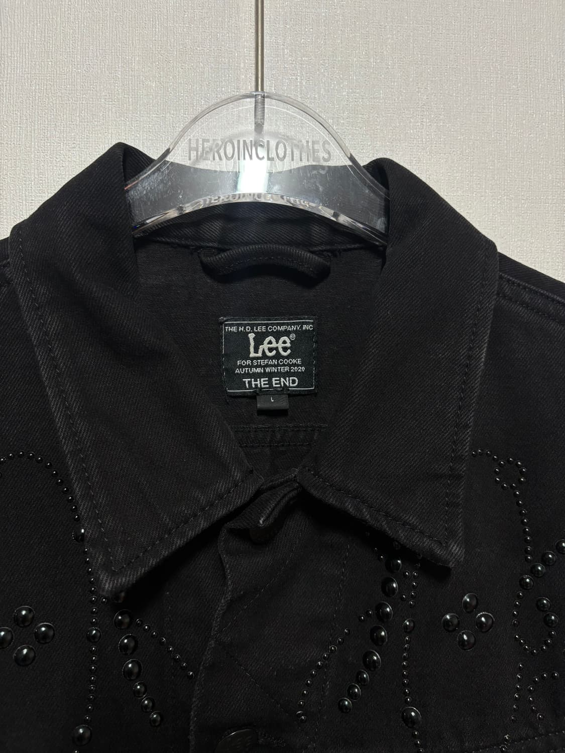 [L] 20AW 스테판 쿡x리 콜라보 슬림 라이더 자켓 상품이미지3