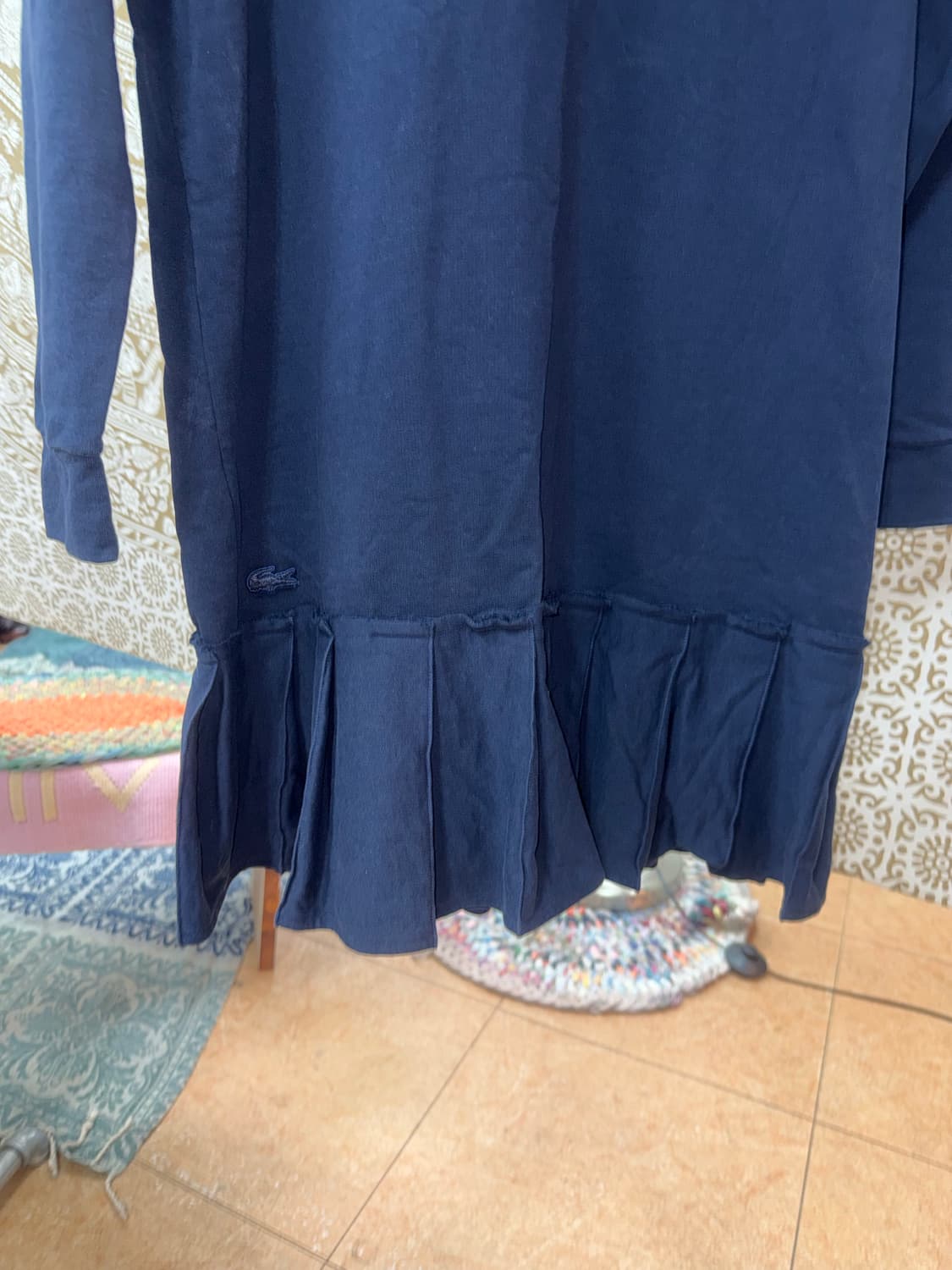 라코스테 네이비 프릴 원피스  상품이미지4