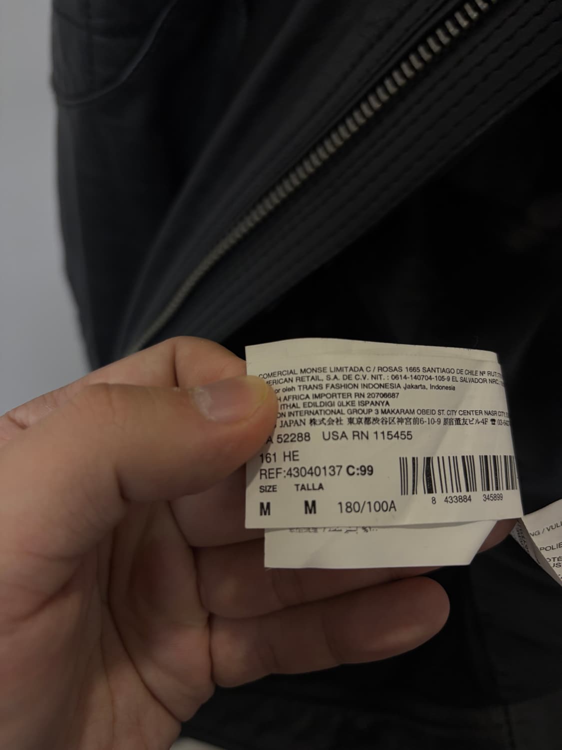 (M) HE by MANGO 망고 바이커 라이더 소가죽 자켓 상품이미지9