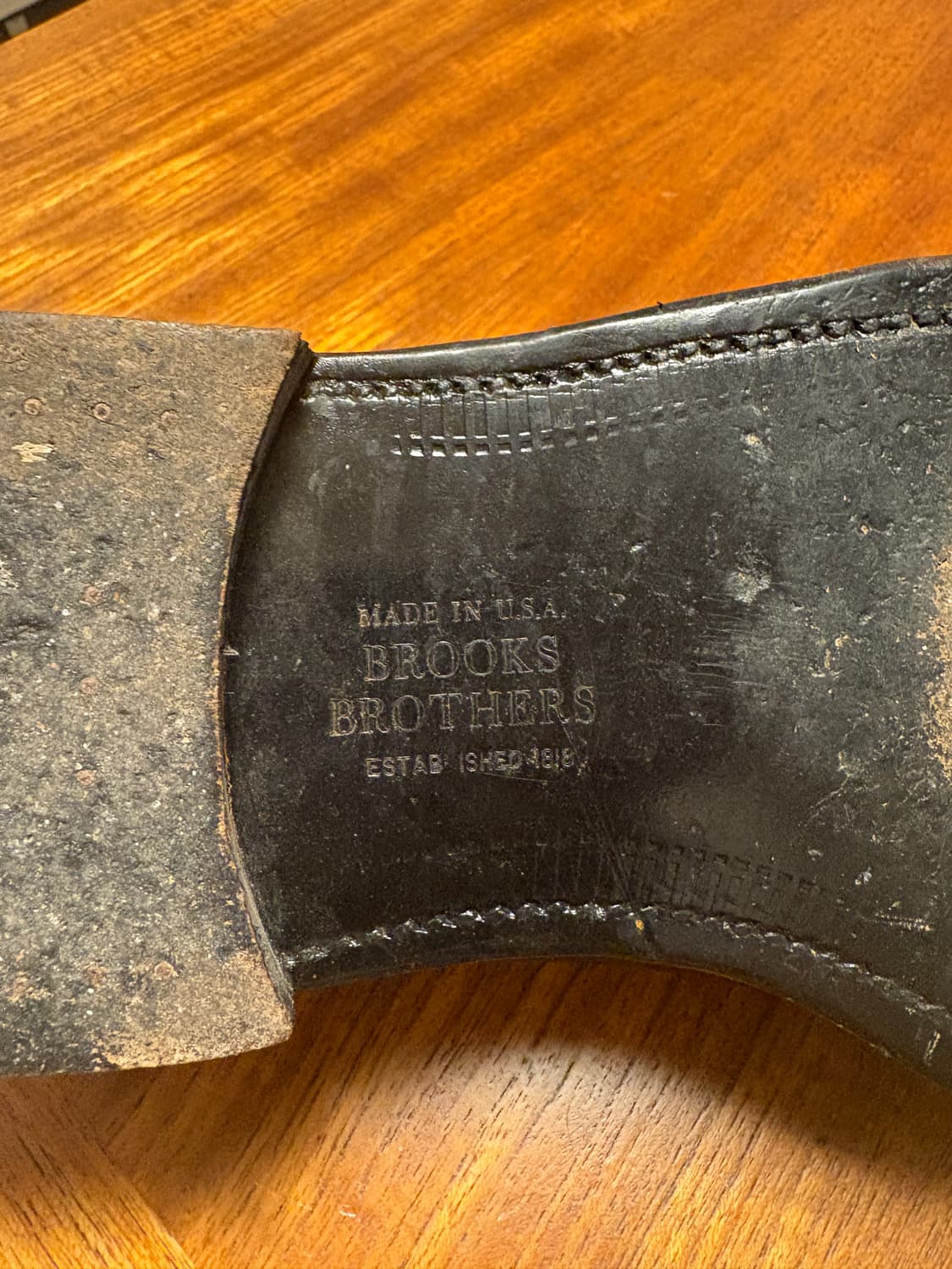 알든 코도반 테슬로퍼 브룩스 브라더스 별주 에버딘 라스트 9.5D 상품이미지8