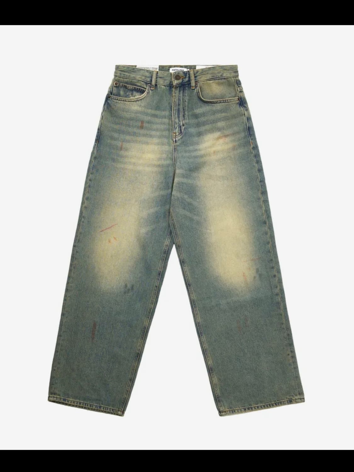 #0331 under rise loose fit - dirty blue 상품이미지1